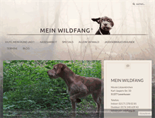 Tablet Screenshot of mein-wildfang.de